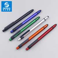 2in1 plastic promotional stylus  pen custom logo ball pen