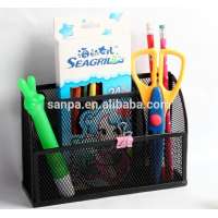 magnetic metal mesh desk organizer pen holder